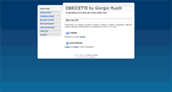 Desktop Screenshot of dbricette.it